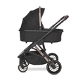 Carrozzina combinata ARIA 2in1 con cesta per neonato BLACK